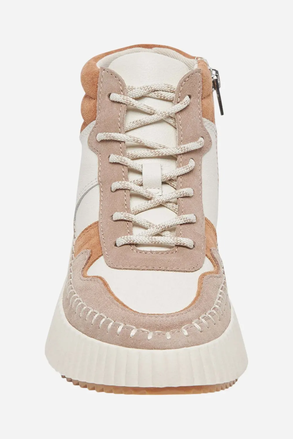 Dolce Vita Daley High Top Sneaker In Taupe Multi Suede 4