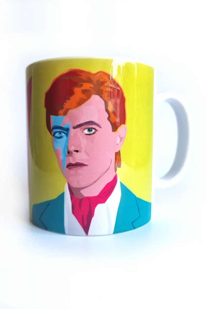 David Bowie Mug In Thunderbolt 1