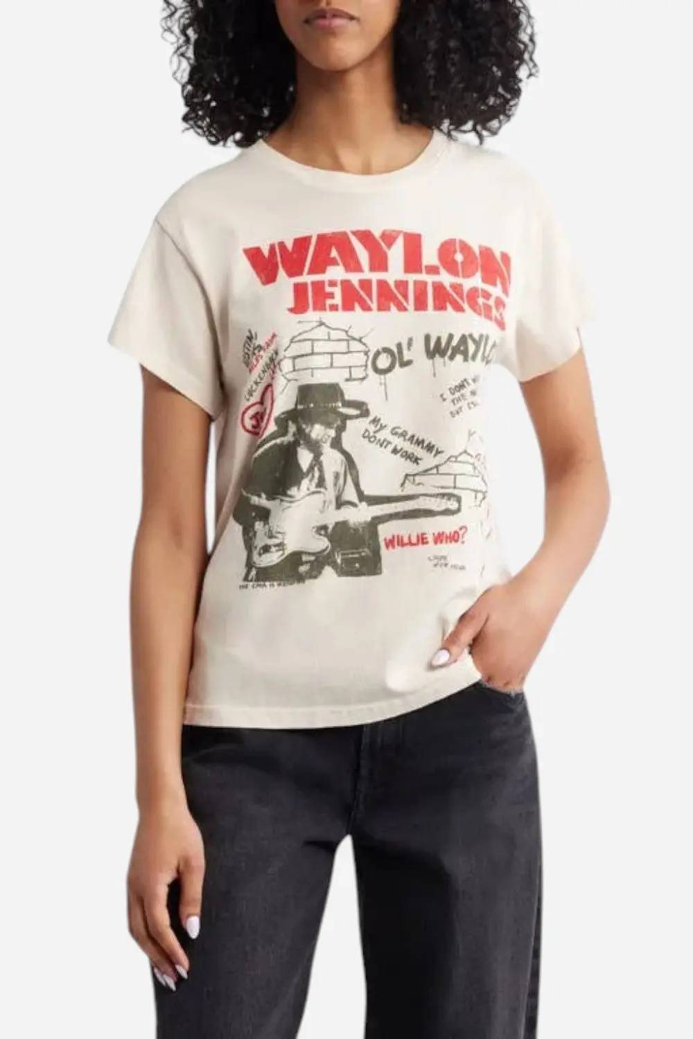 Daydreamer La Waylon Jennings Ol' Waylon Graphic T-Shirt 1