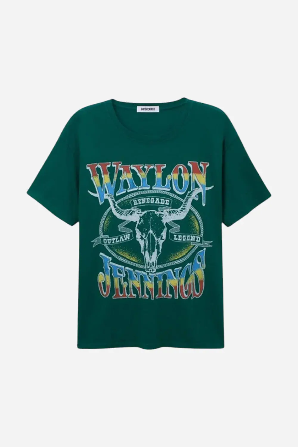 Daydreamer La Waylon Jennings Outlaw Legend Boyfriend Tee 3