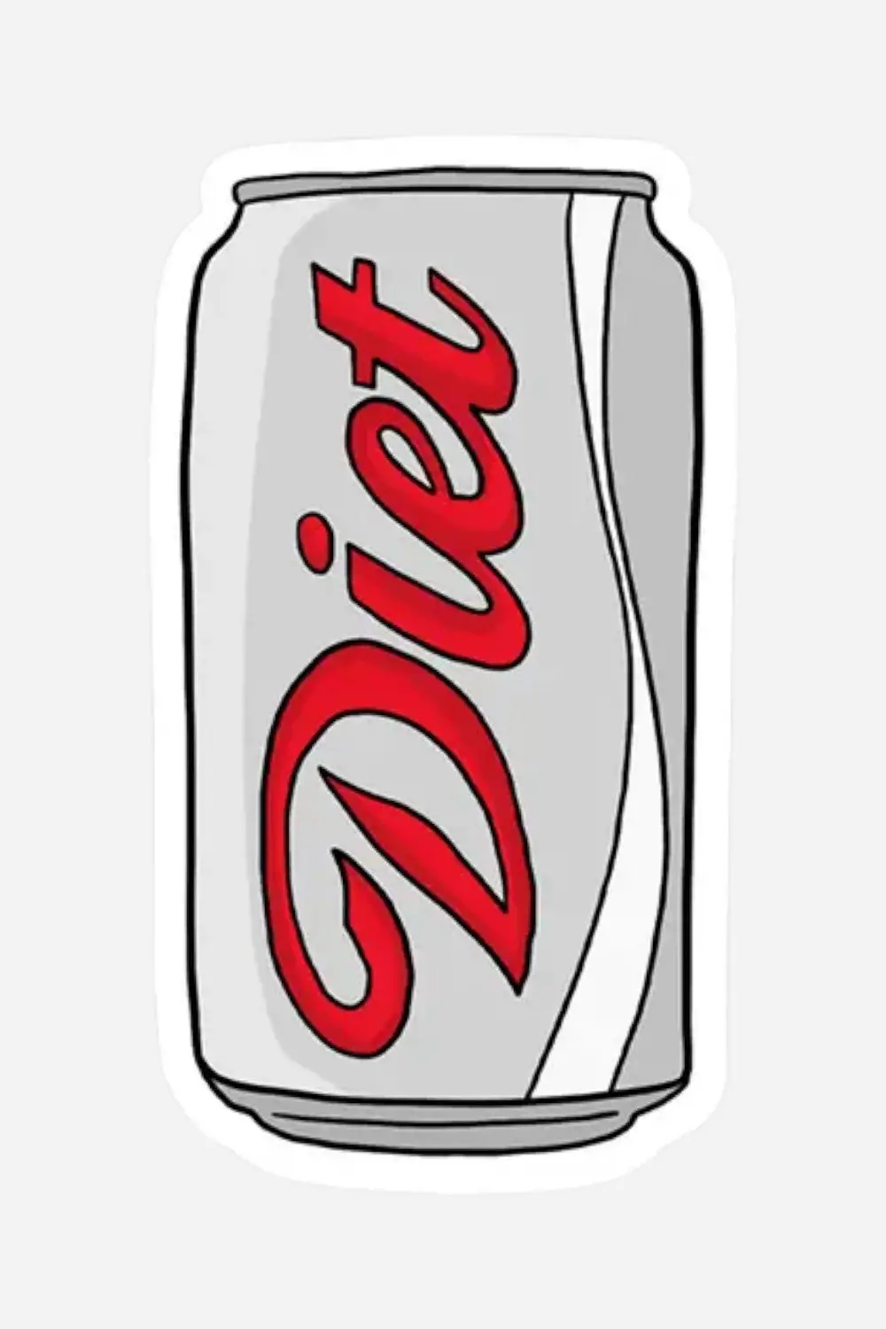 Diet Soda Can Sticker 1