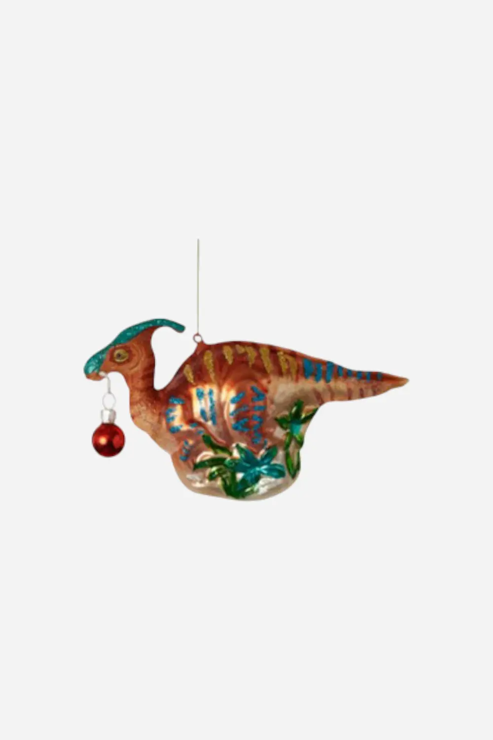 Dinosaur Ornament In Pink 1