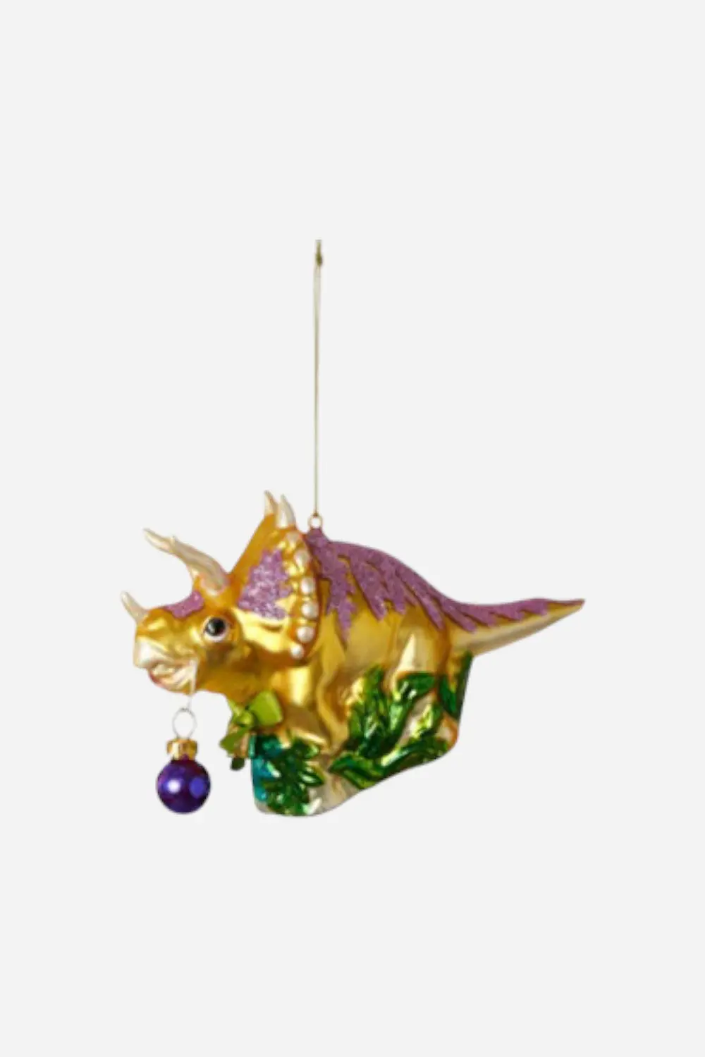 Dinosaur Ornament In Tan 1
