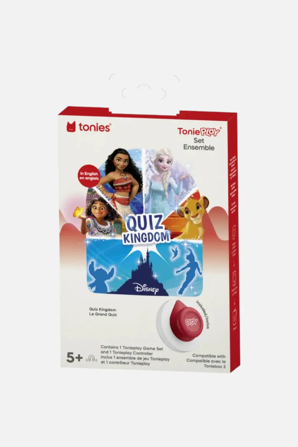 Tonies Disney Quiz Kingdom Tonieplay Controller + Game Set 1