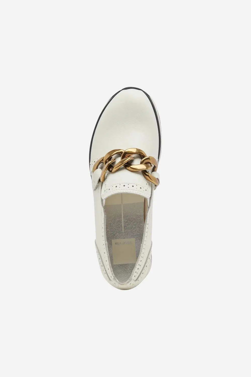 Dolce Vita Jhenee Platform Sneaker In White Leather 7
