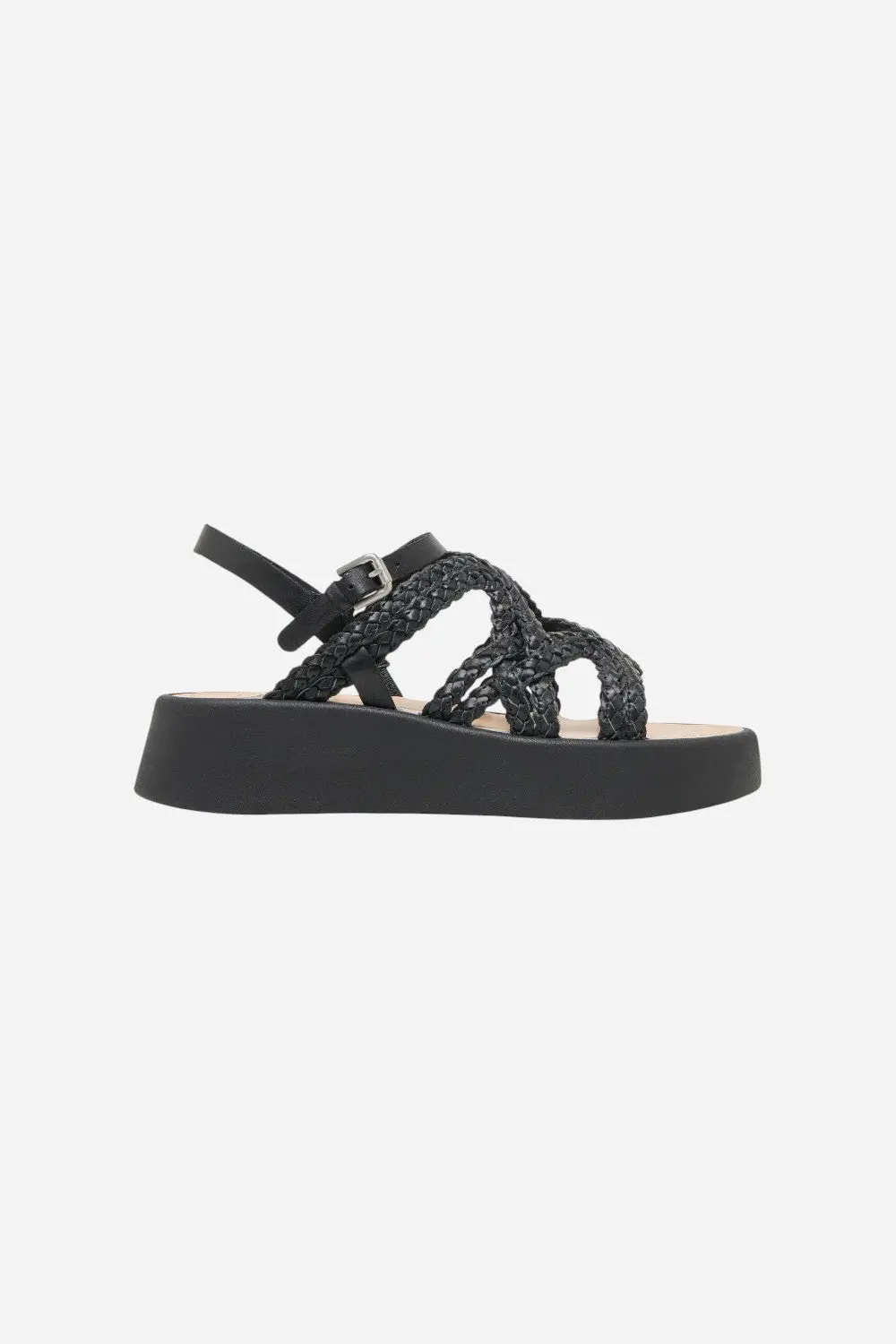Dolce Vita Gatsby Sandals In Black Leather 1