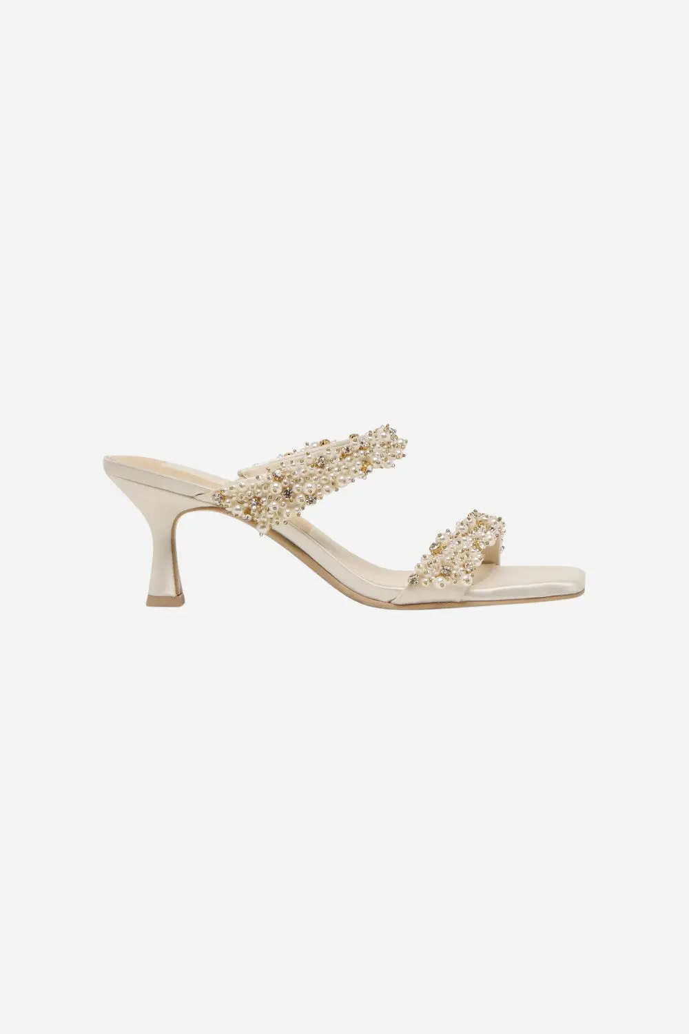 Dolce Vita Genora Rhinestone Heels Ivory Rhinestone 1