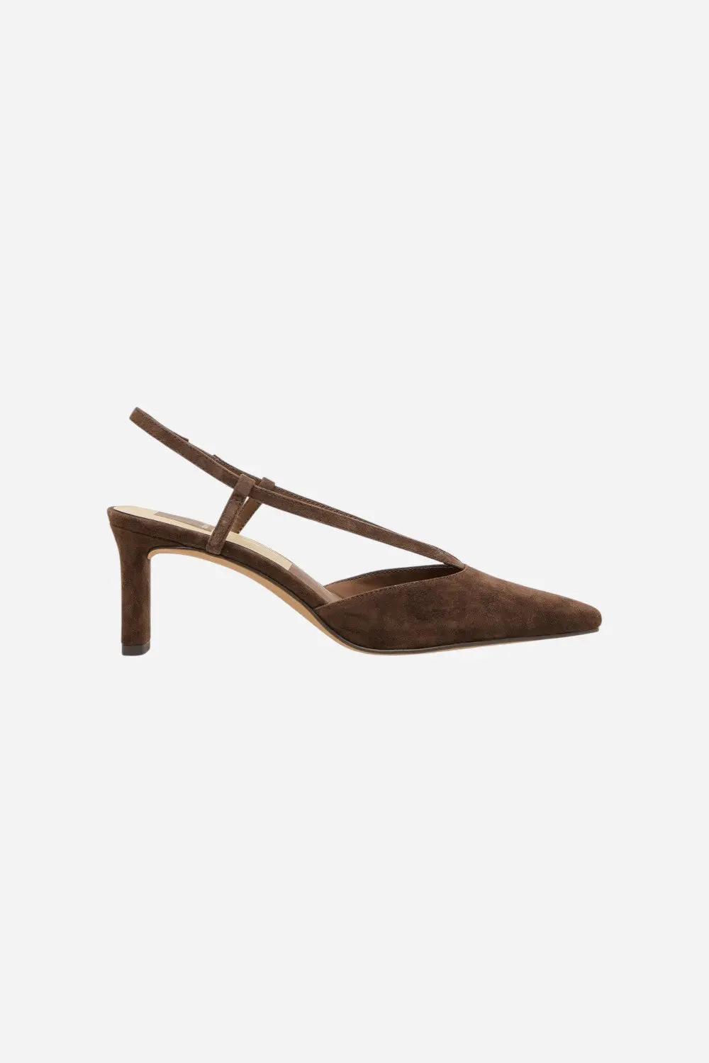 Dolce Vita Ginay Heels Dk Brown Suede 1