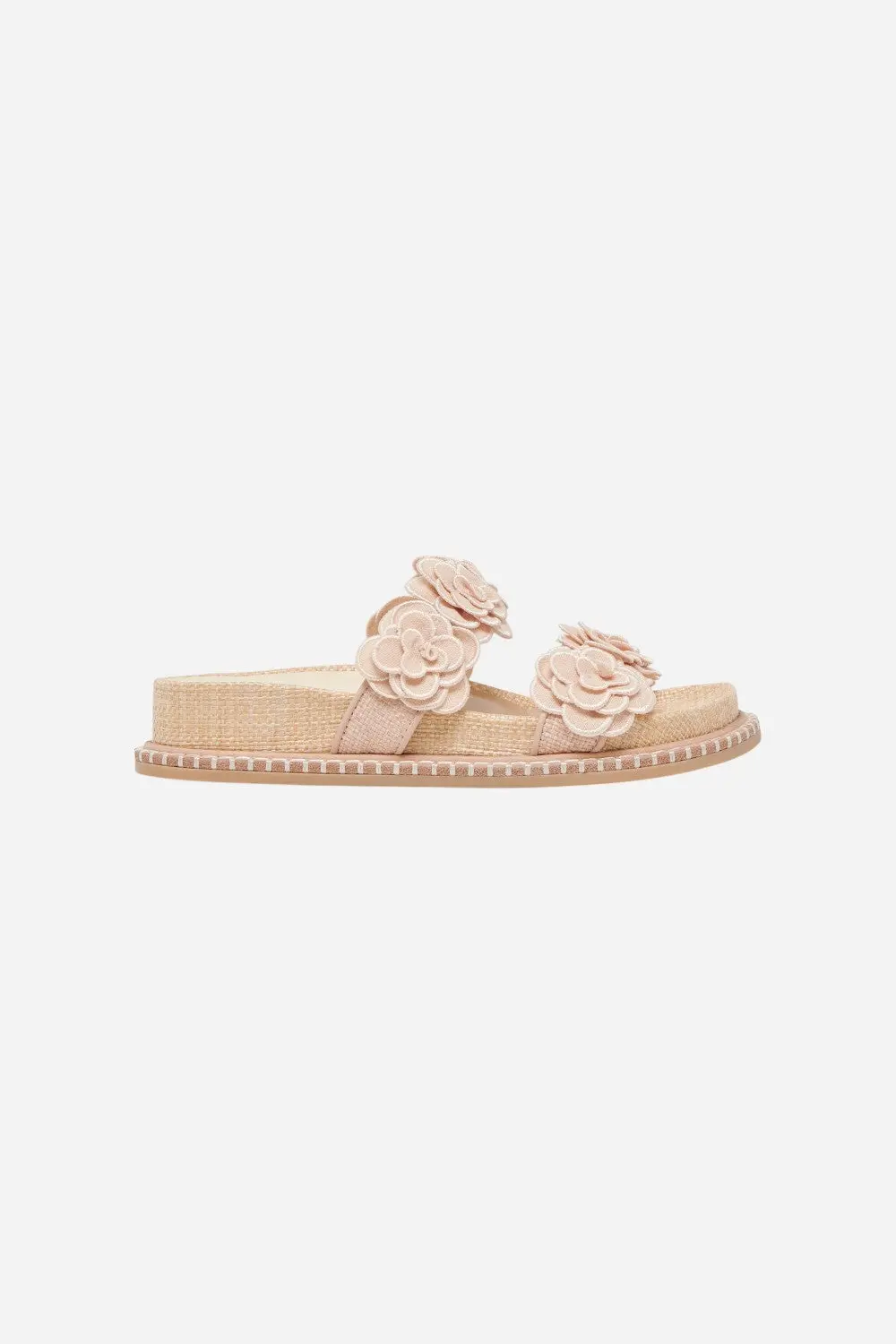 Dolce Vita Sherla Sandals In Praline Raffia 1
