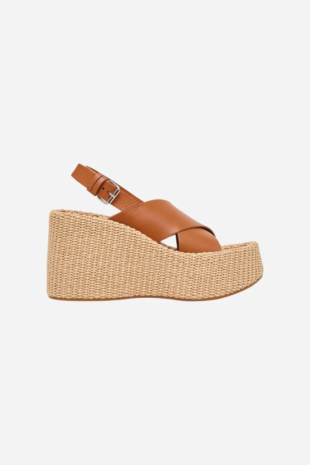 Dolce Vita Skylar Wedges Brown Leather 1