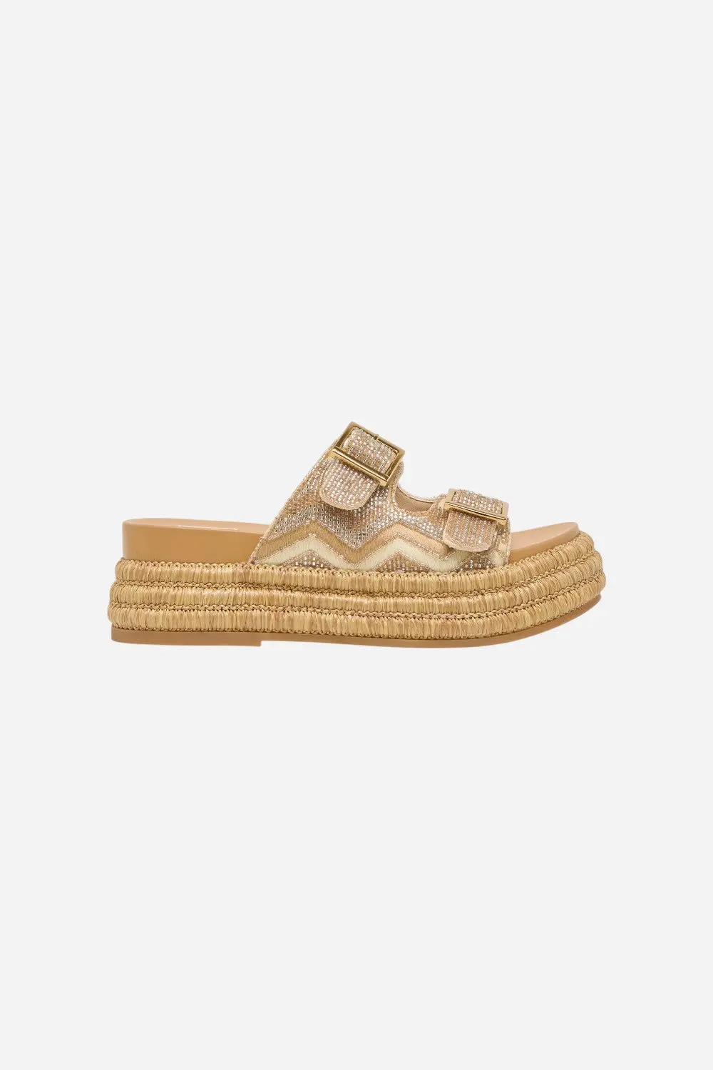 Dolce Vita Wixie Sandals Gold Multi Beads 1