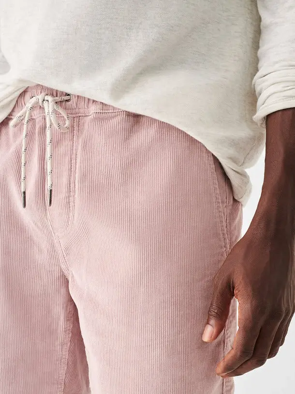 Faherty Drawstring Cord Short 6'' In Quartz 3