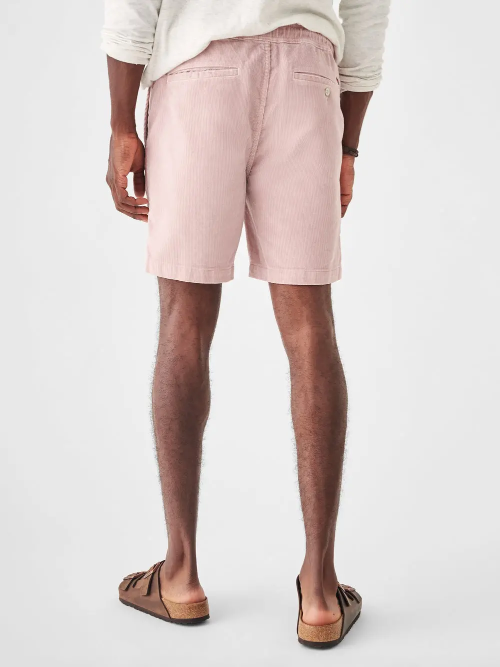 Faherty Drawstring Cord Short 6'' In Quartz 4