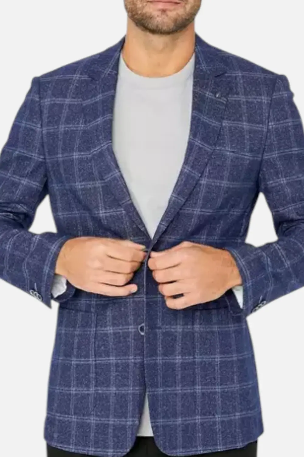7 Diamonds Men's Dunes Blazer In Indigo Blue 1