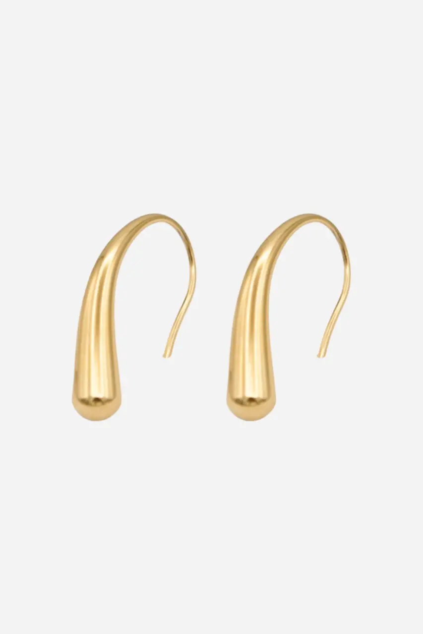Farrah B Splash Earrings Gold 1