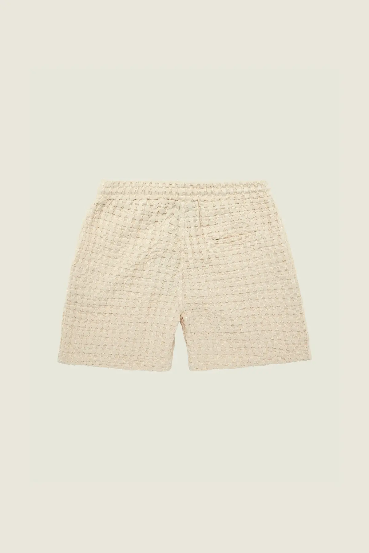 Oas Ecru Porto Waffle Short 3