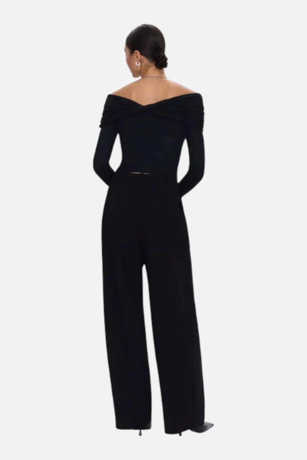 Pistola Eden Pleated Ponte Trouser In Night Out 3