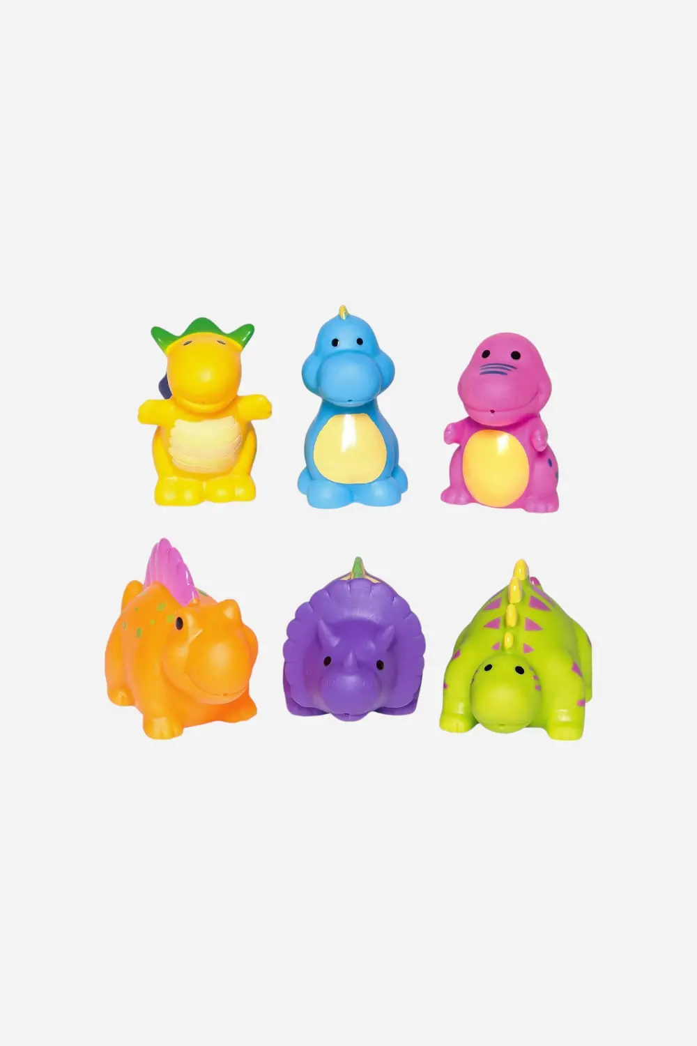 Elegant Baby Dinosaur Party Squirtie Baby Bath Toys 1