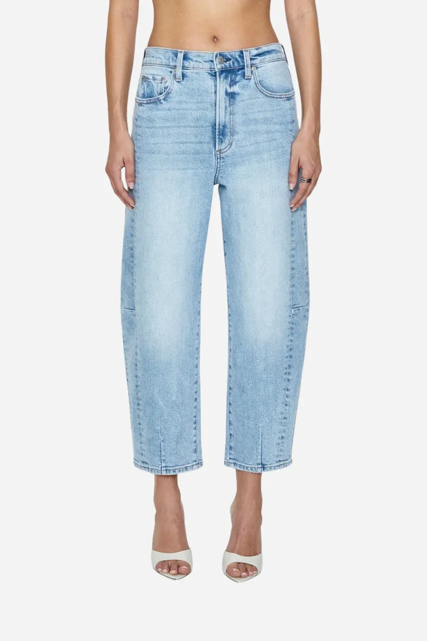 Pistola Eli High Rise Arched Leg Jeans In Sun Kissed 1