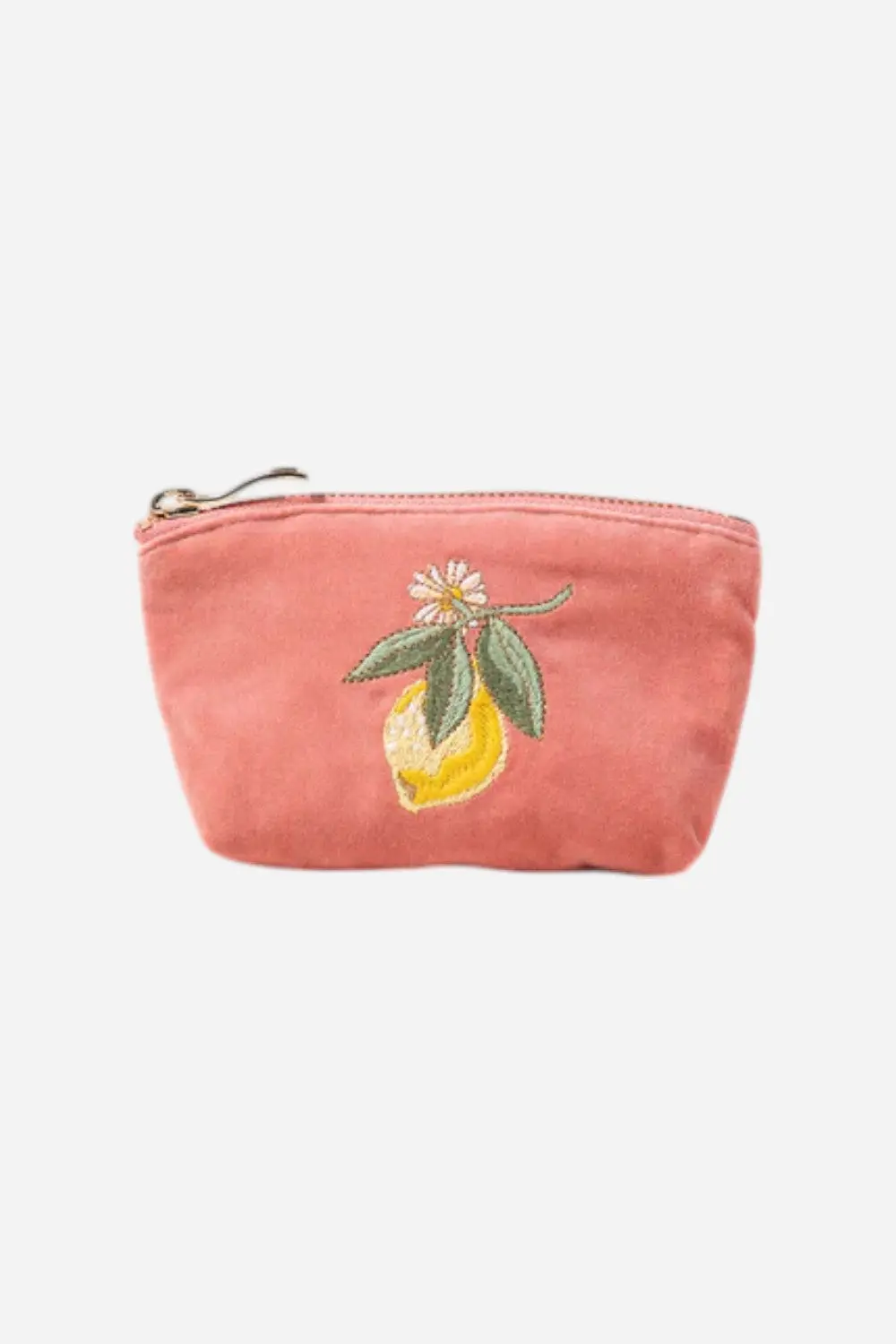 Elizabeth Scarlett Lemon Blossom Coin Purse In Coral 1