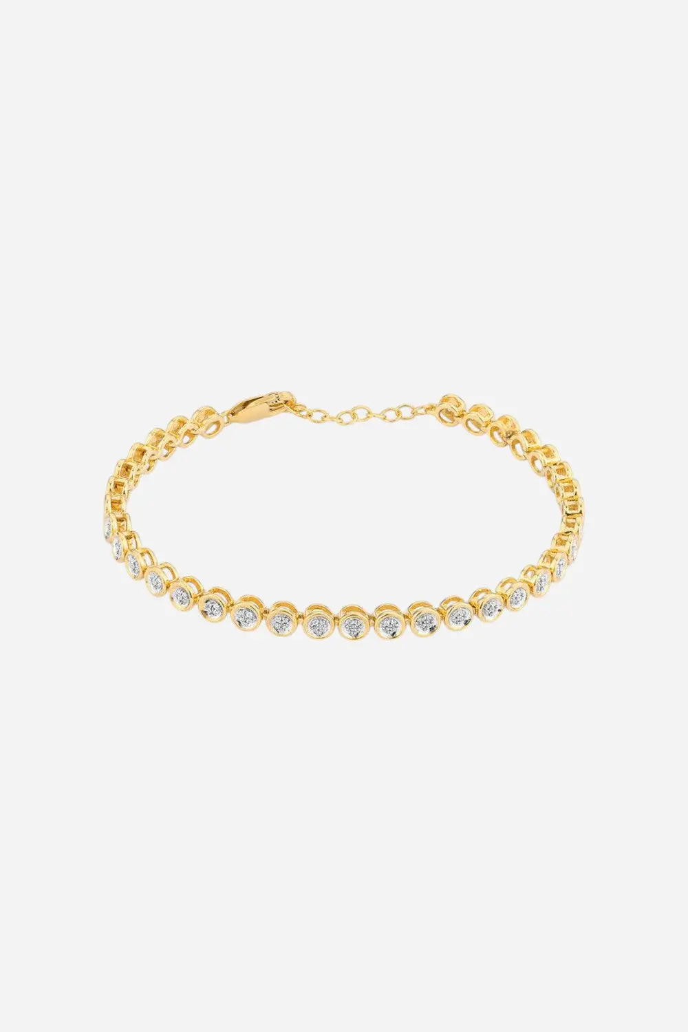 Ella Stein Diamond Essential Tennis Bracelet In Gold 1