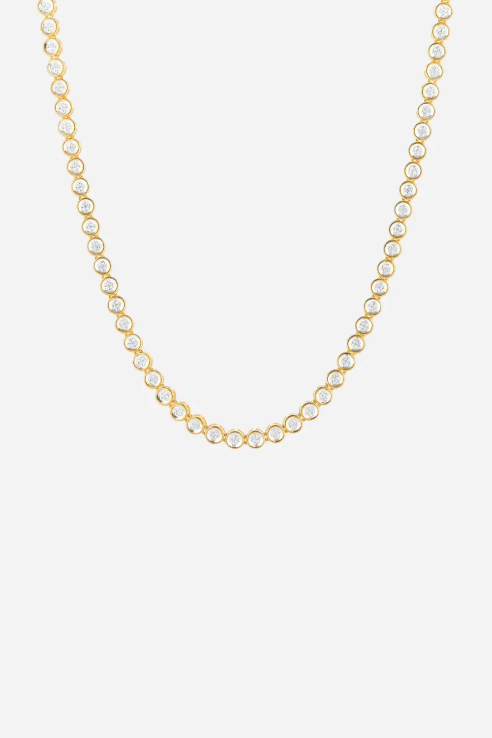 Ella Stein Diamond Essential Tennis Necklace In Gold 1