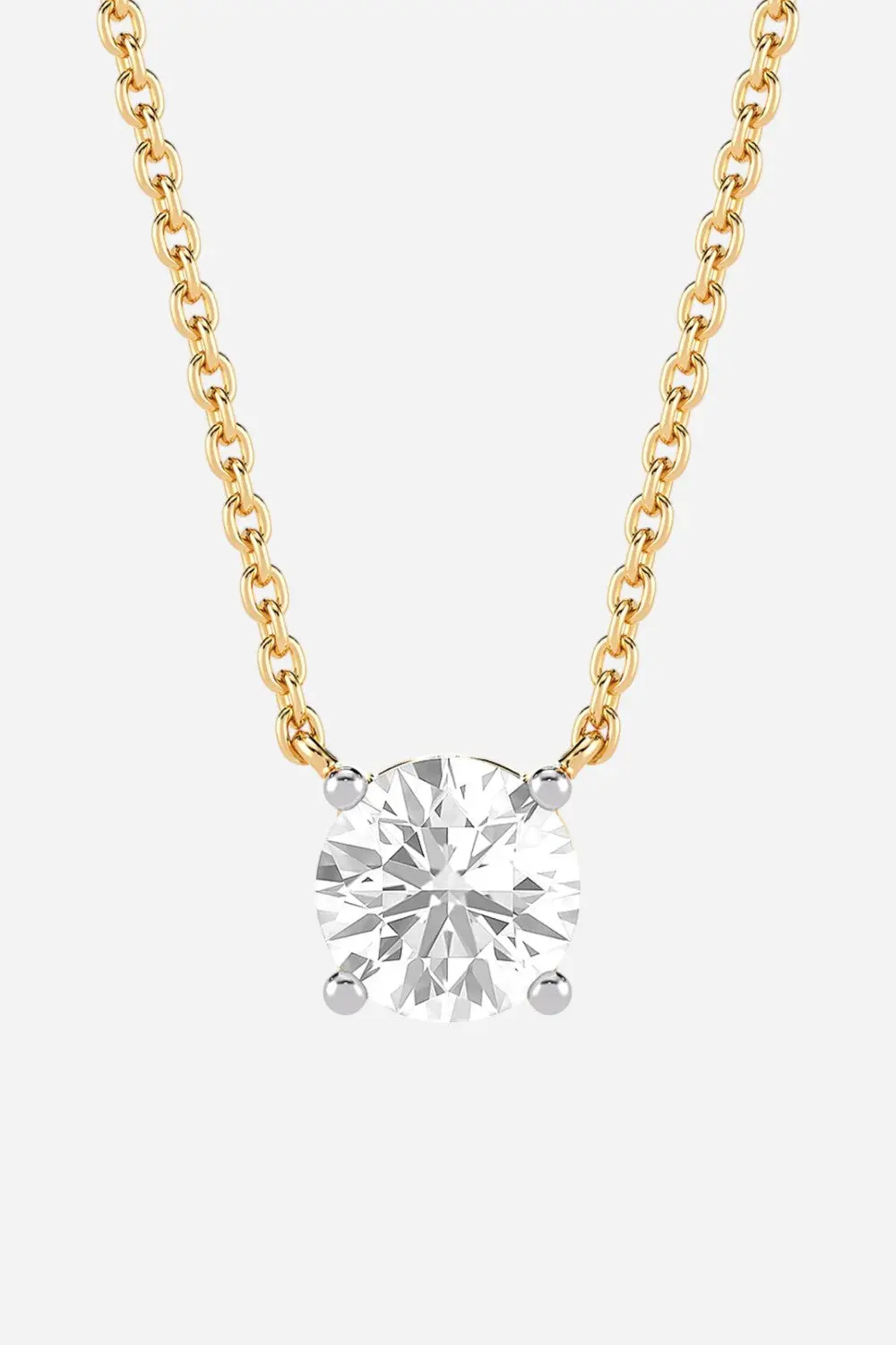 Ella Stein Lab-Grown 1.00 Ct Round Diamond Necklace 1