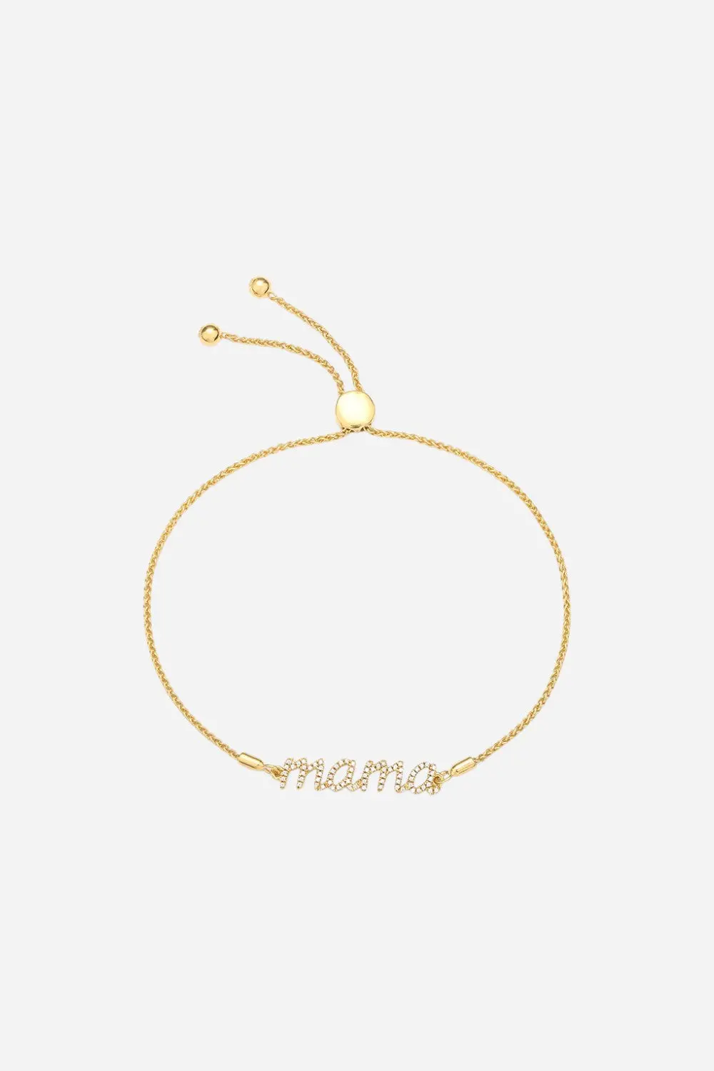Ella Stein Love You Mama Bolo Bracelet In Gold 1