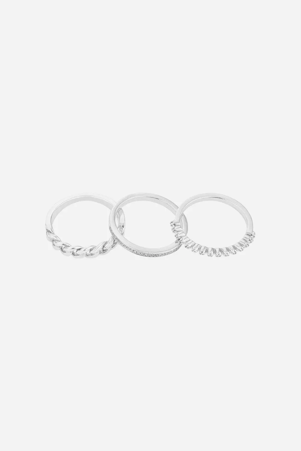 Ella Stein My Favorite Cuban Stackable Ring In Sterling Silver 3