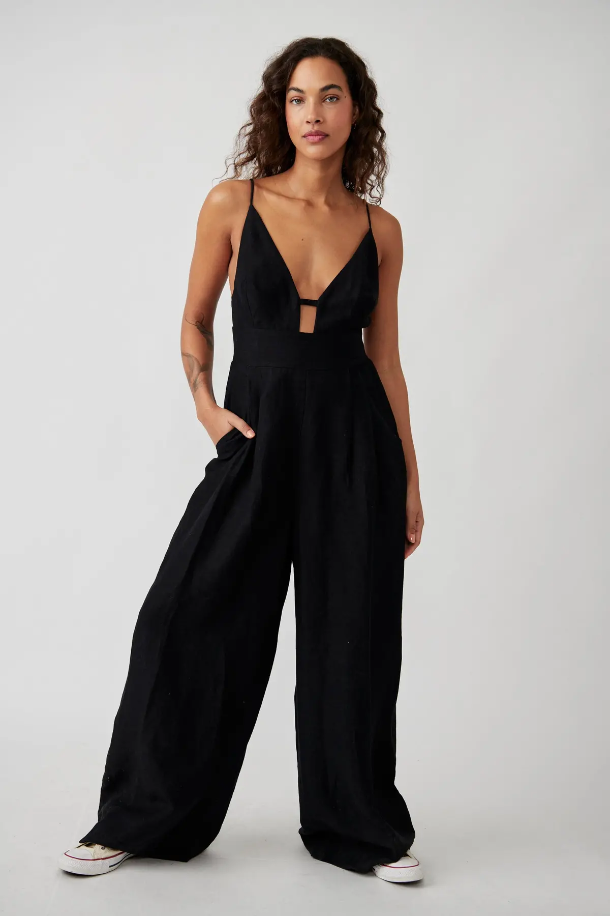 Free People Emma One Piece In Black 1