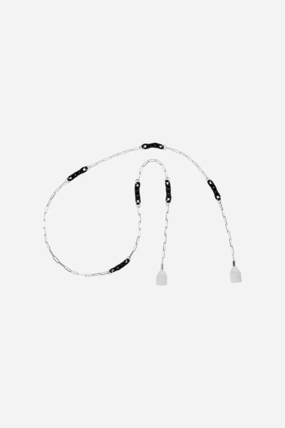 Espresso Black Silver Airpod Chain 1