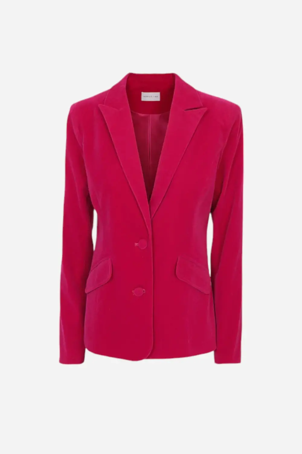 Adelyn Rae Bella Velvet Blazer Fuchsia 1