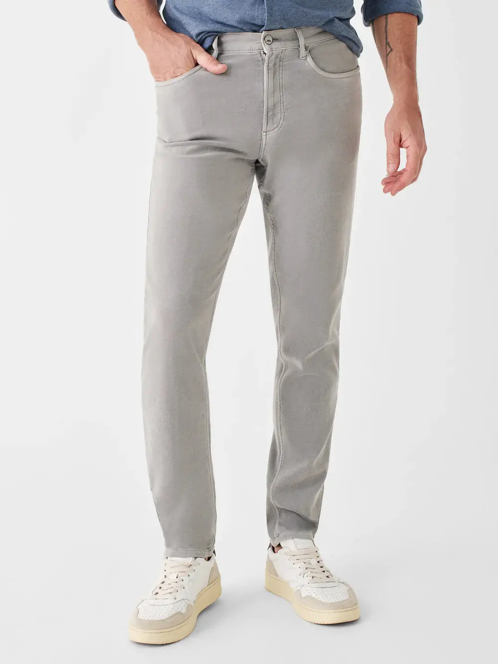 Faherty Stretch Terry 5-Pocket In Iron 1