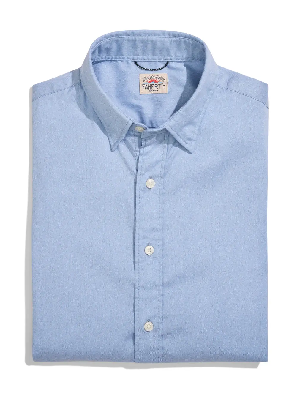 Faherty The Movement Sport Shirt In Atlantic Sky 4