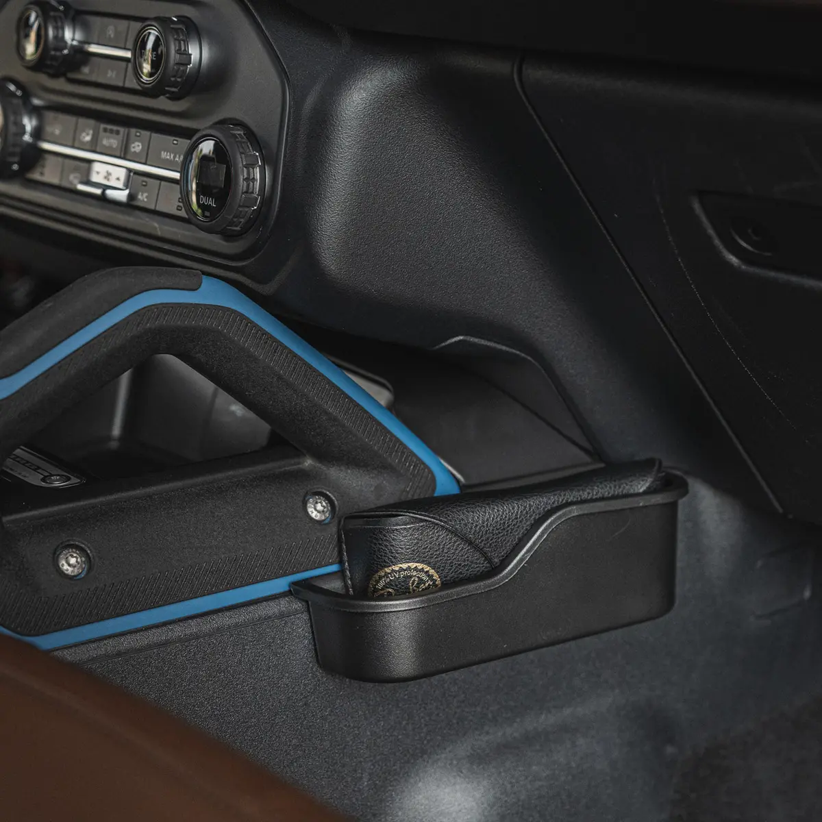 Saddlestash Center Console Storage Tray For 6G Ford Bronco 1