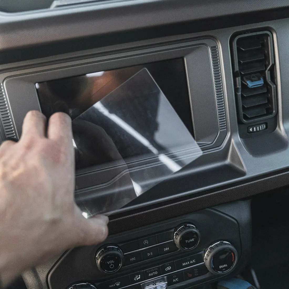 Center Display Glass Touchscreen Protector For 6G Ford Bronco 1
