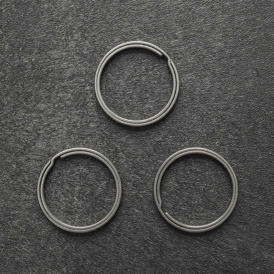 Fero Ti: Titanium Key Rings - Set Of 3 1