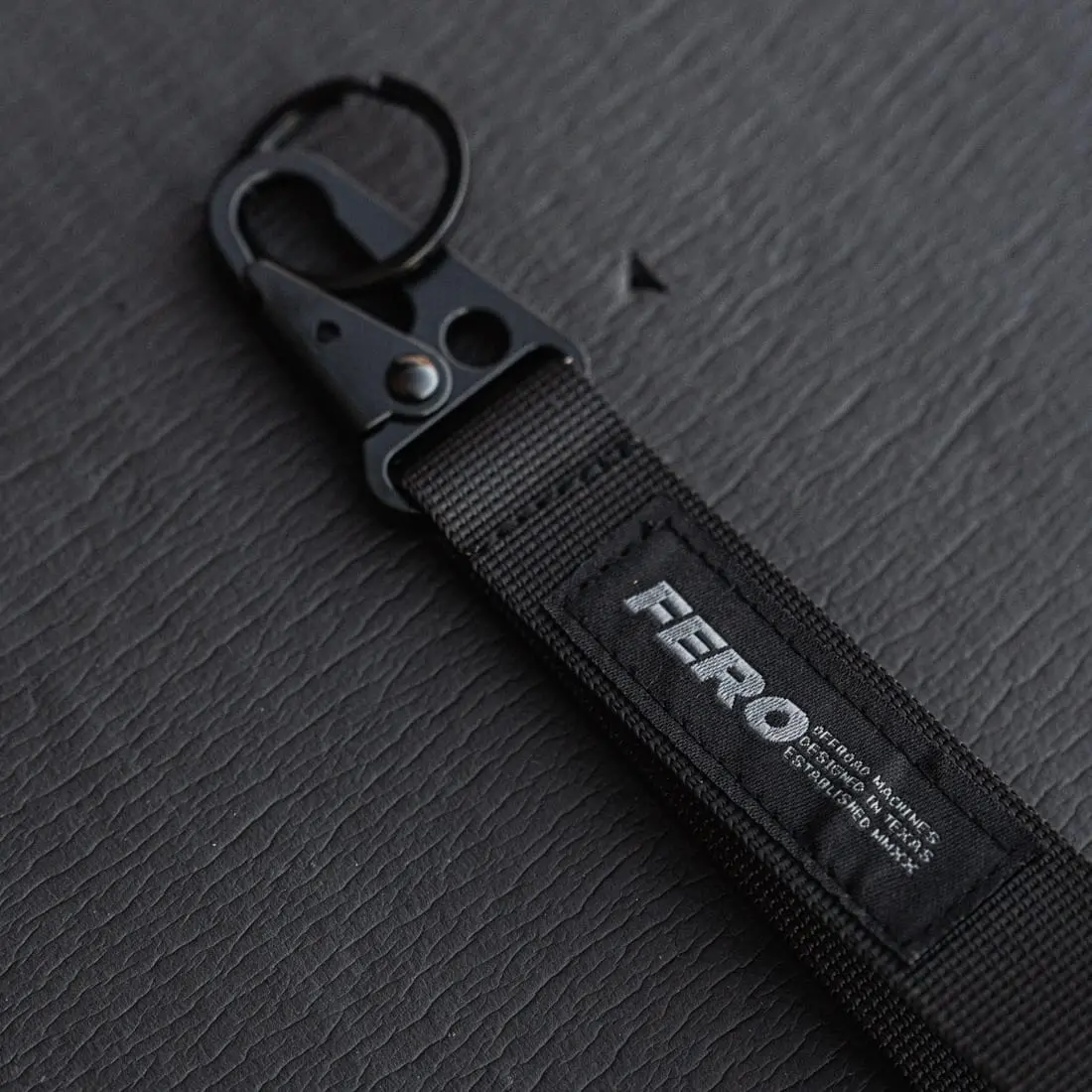 Clash Hook Loop Keychain - Stealth Black 1