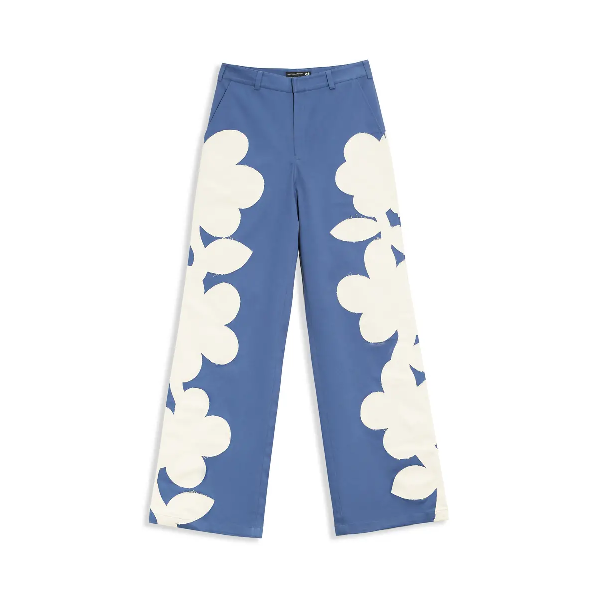 Flower Appliqué Pant In Blue One Of One 1