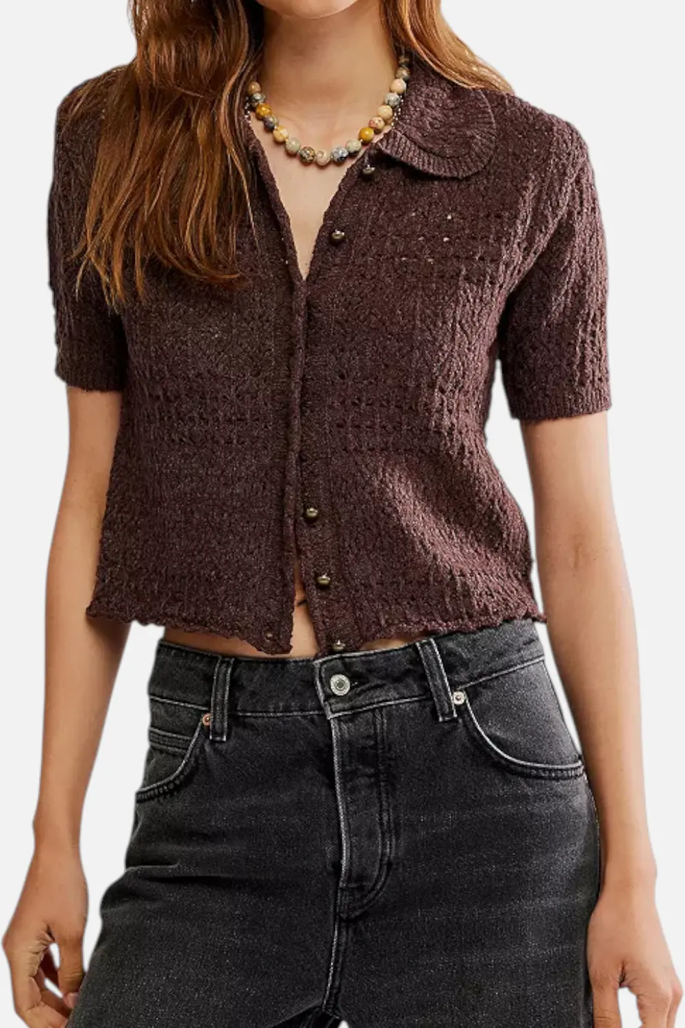 Free People Women's Daylight Cardi In French Chocolate 1