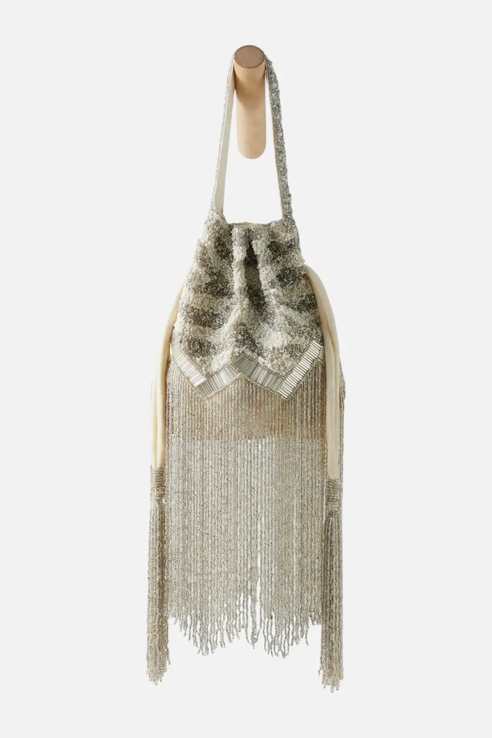 Free People's Women's Razzle Dazzle Clutch In Ivory 1