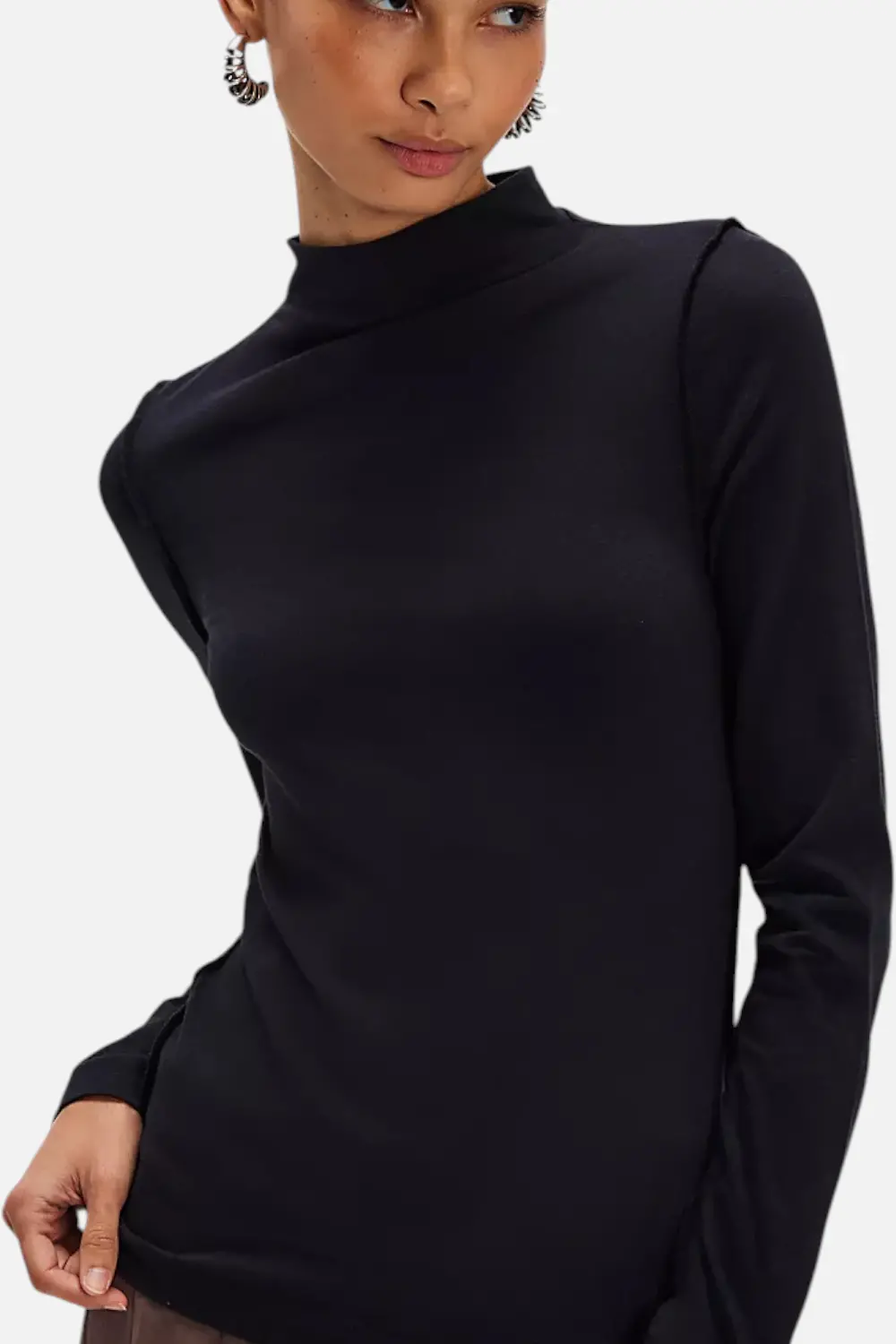 Free People Women's We The Free Kenzie Long Sleeve In Black 1