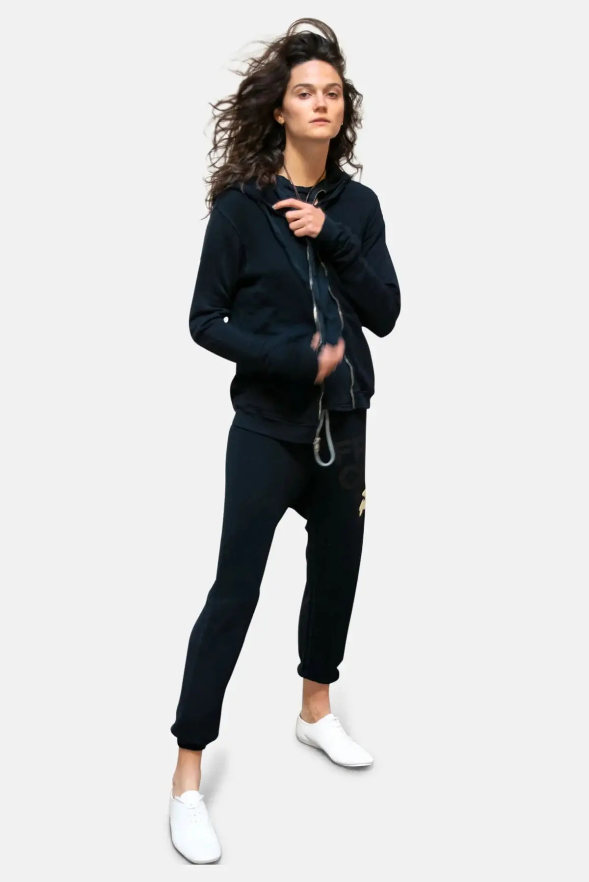 Freecity Superfluff Lux Zip Hoodie In Deepspace Cream 1