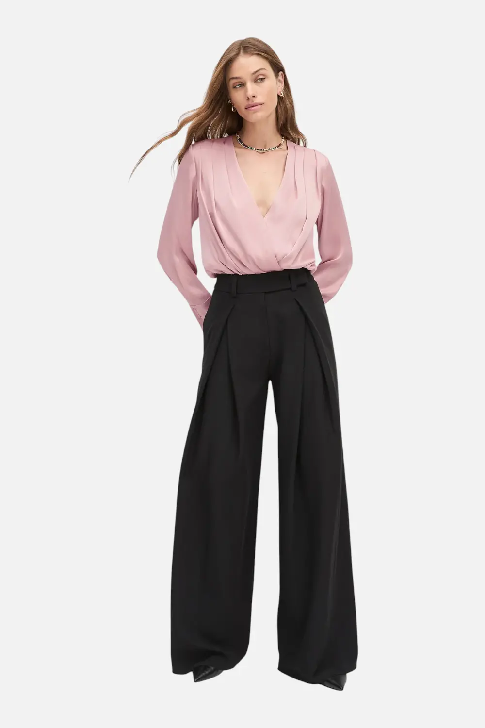 Favorite Daughter Pleats For Days Pant In Black 1