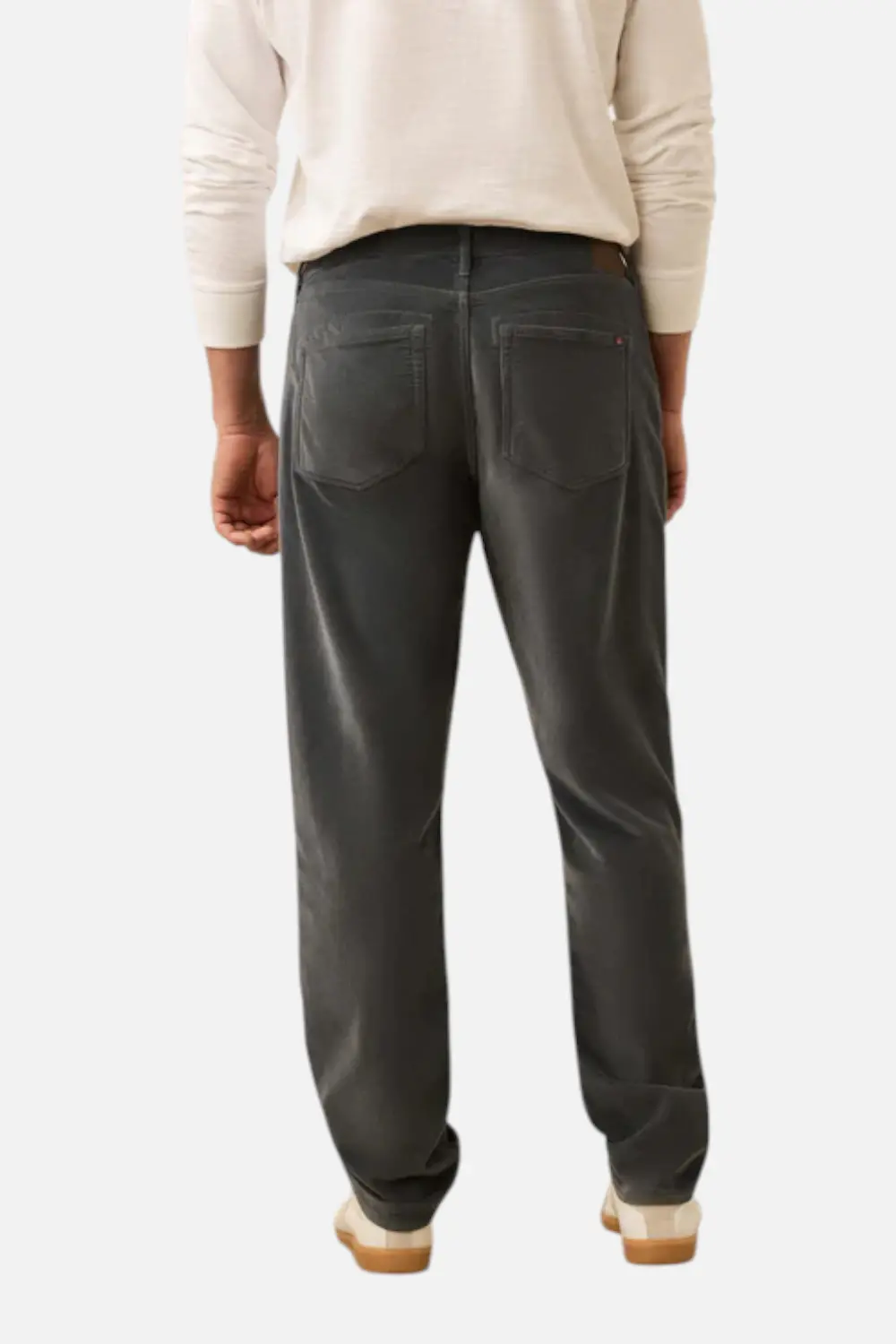 Faherty Men's Stretch Terry Corduroy 5-Pocket Pant In Steel River 2