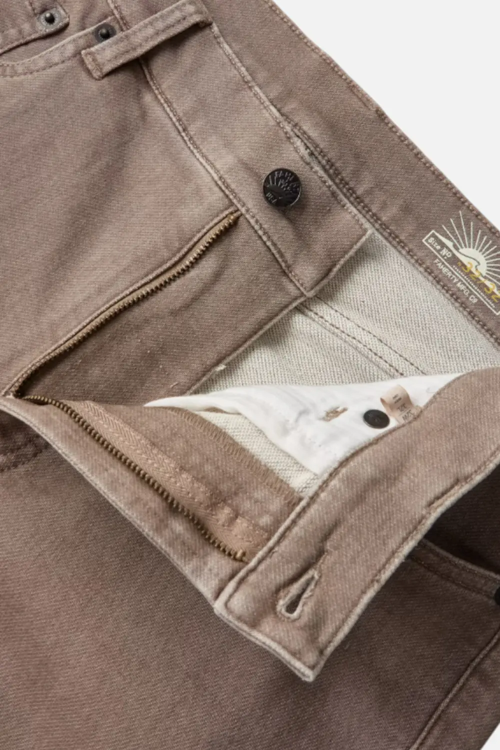 Faherty Men's Stretch Terry 5-Pocket Pant In Dark Rye 2