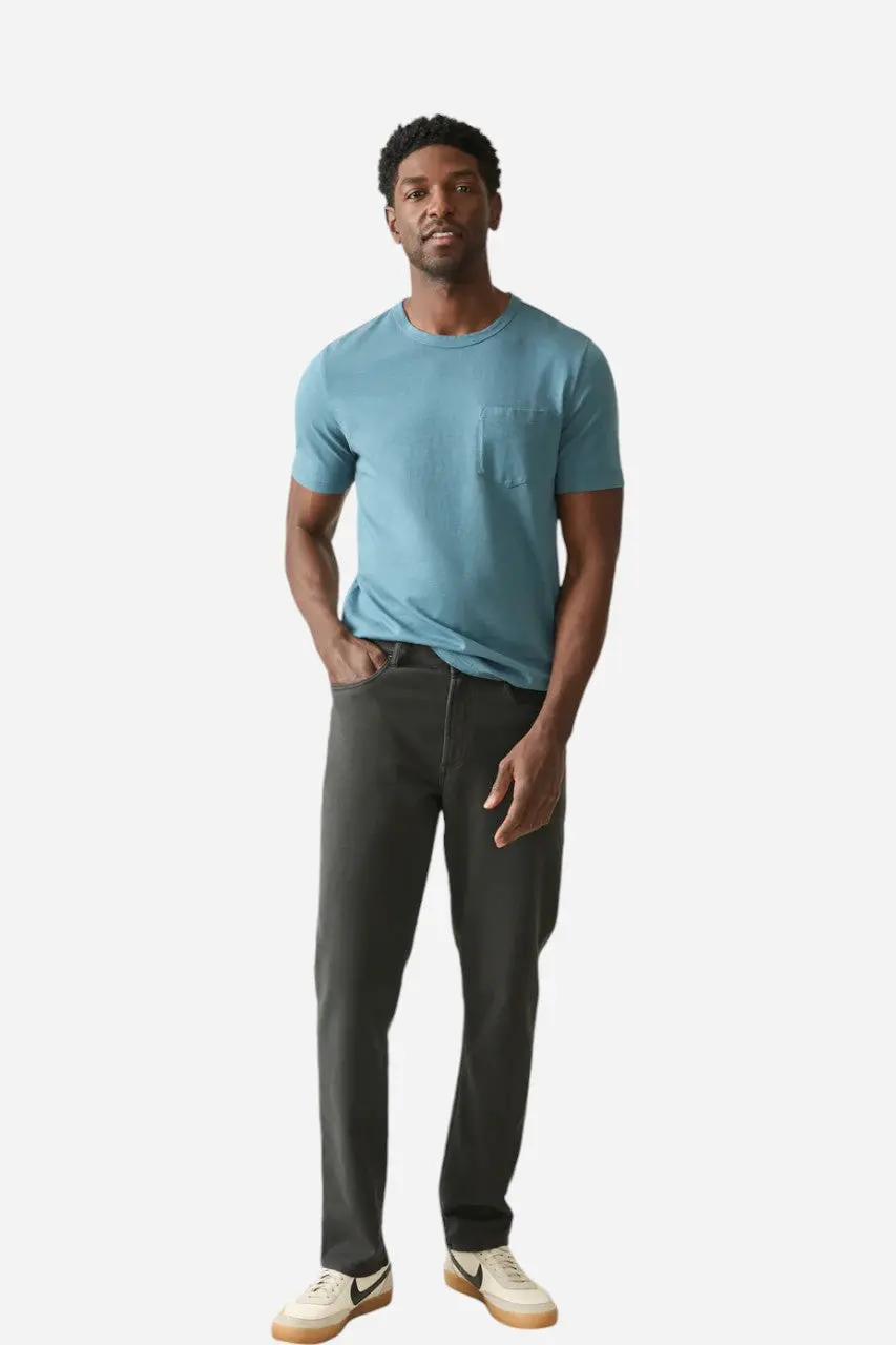 Faherty Sunwashed Pocket Tee In Teal Harbor 2