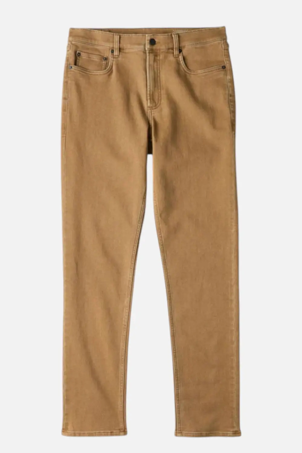 Faherty Men's Stretch Terry 5 Pocket Pant In Elk Brown 1