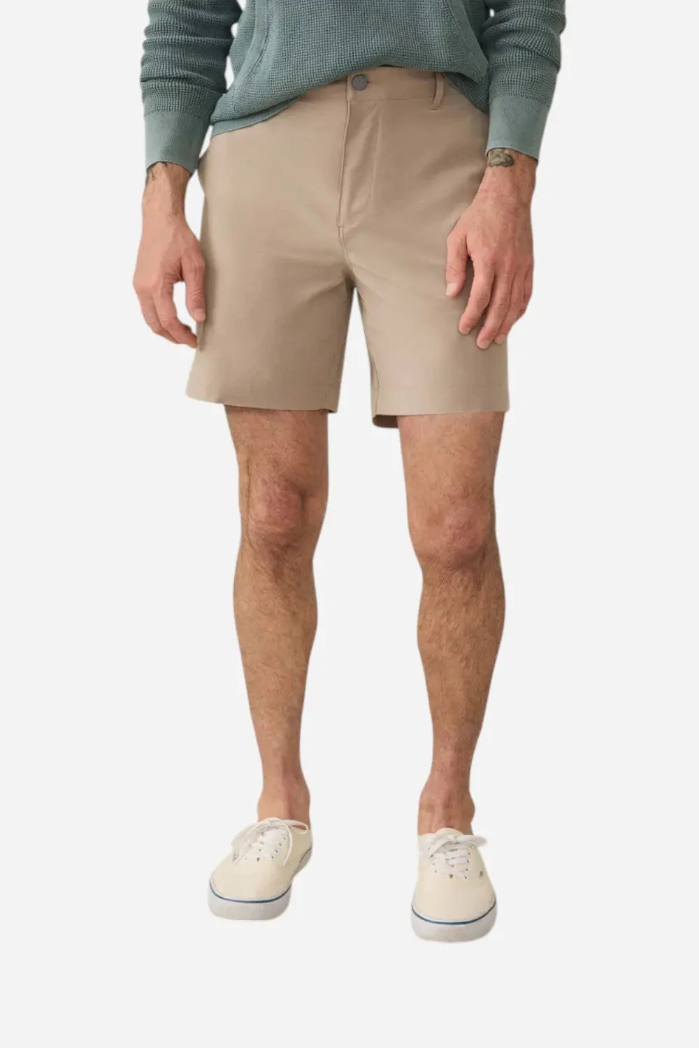 Faherty All Day™ Short 2.0 (7") In Khaki 1
