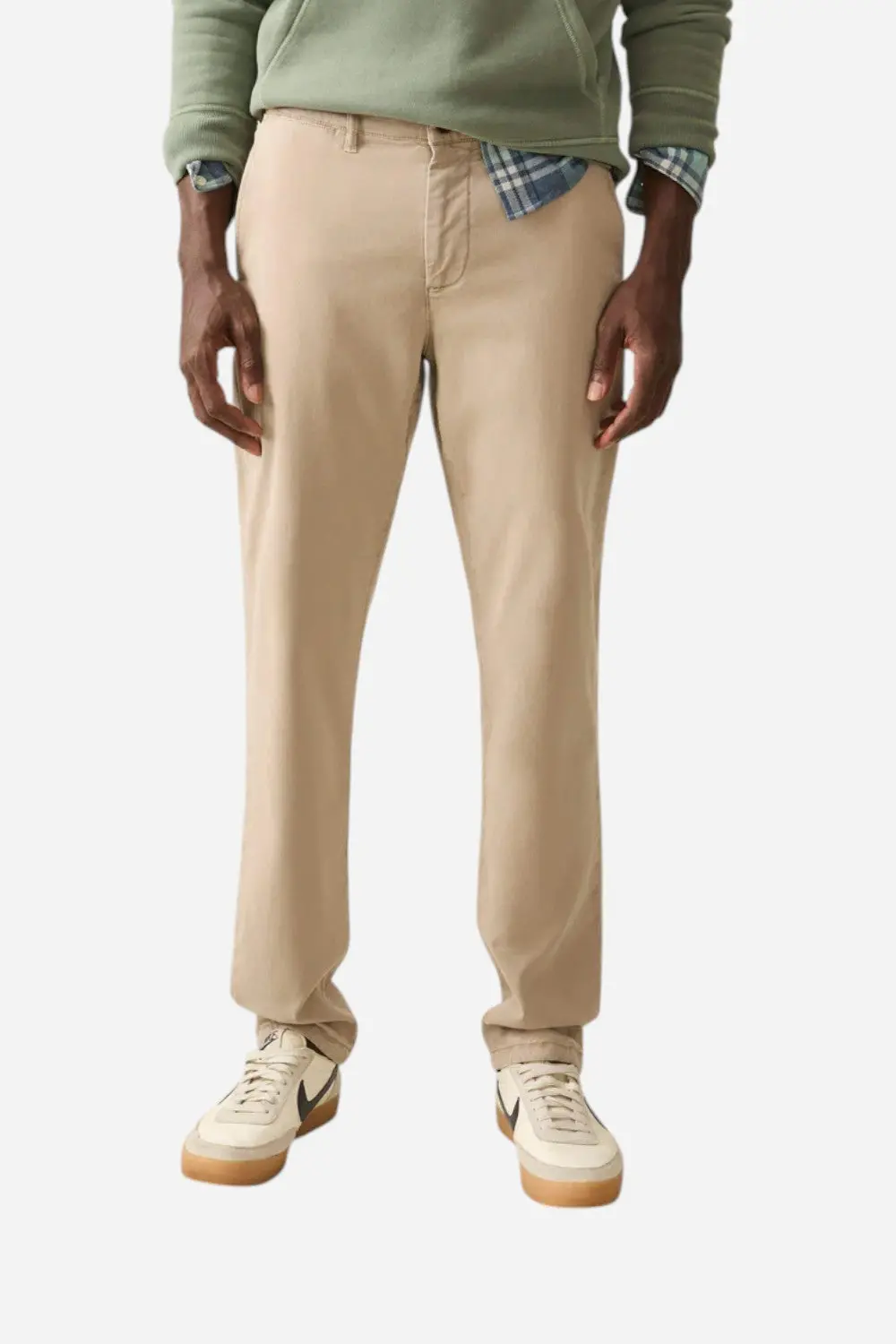 Faherty Coastline Stretch Chino In Utility Khaki 1